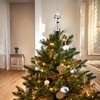 BRUBAKER Christmas Tree Topper Thick Santa - Shiny Christmas Tree