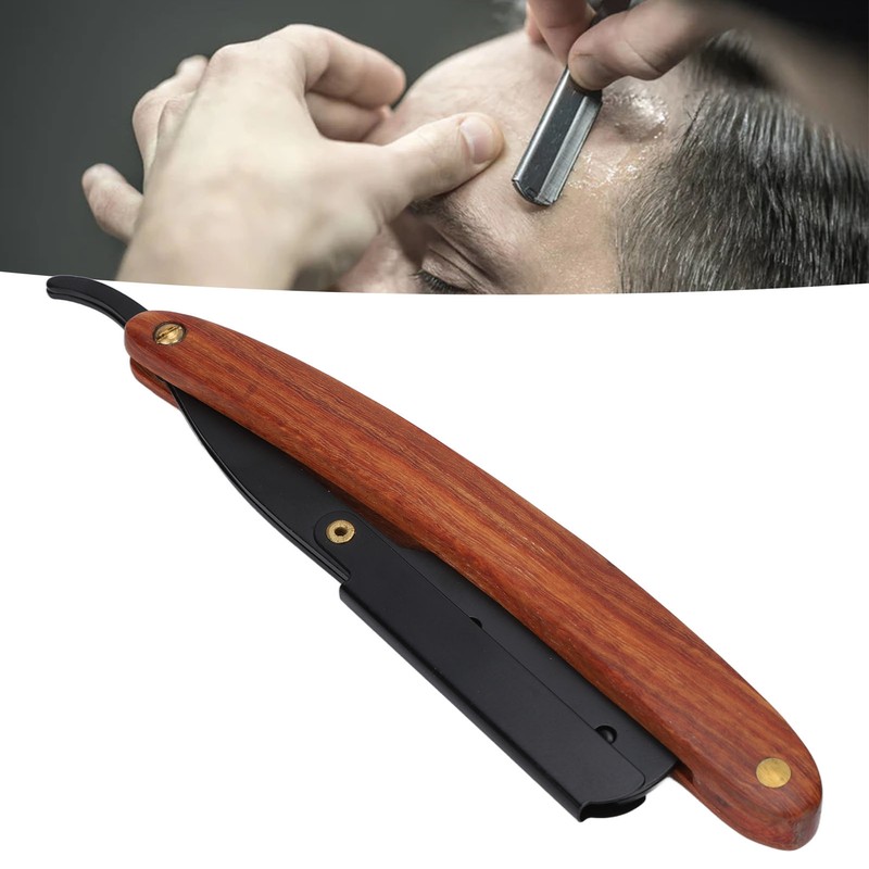 Straight Edge Razor Men Barber Stainless Steel Folding Manual Shaver