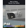 SANNCE 4MP Dual Lens Security Camera - 170° Ultra-Wide Angle,