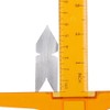 Fudeshe 3pcs/ set Screw Thread Measuring Tool, Thread Cutting Angle