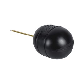 Rotoplas Flotador número 7 Negro Plástico Válvula de flotador 1 Puerto Compresión Plástico Flotador