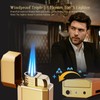 Triple Jet Torch Lighter with One-Touch Cutter, Holder, Draw Enhancer