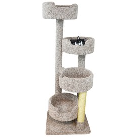New Cat Condos Large Cat Tower with 4 Easy to Access Spacious Perches