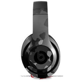 Skin Decal Wrap Works with Beats Studio 2 and 3 Wired and Wireless Headphones WraptorCamo Old School Camouflage Camo Black Skin Only Headphones NOT Included