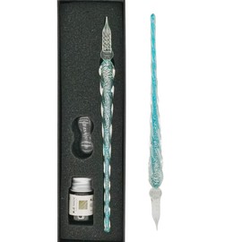 EACHHAHA Glass pen holder, characteristic crystal nib for art, writing, signatures, decoration and business gift idea