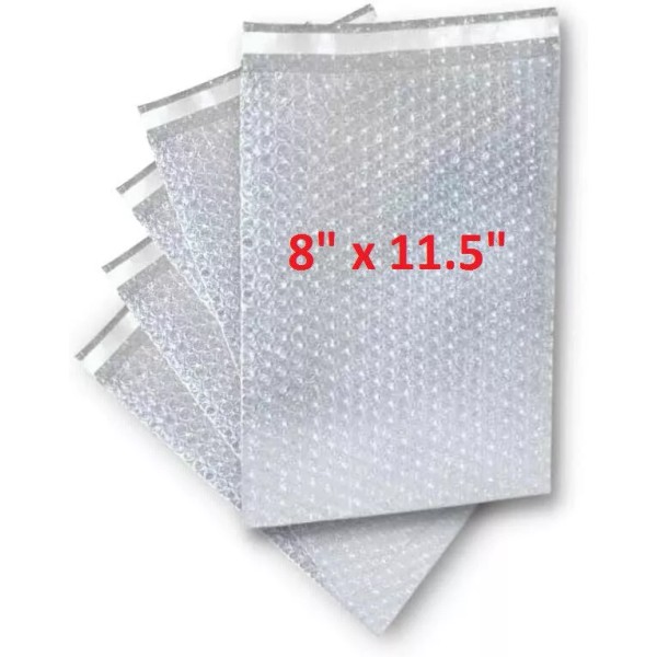 Citadel Box 100 pcs 8x11.5 Bubble Pouches Out Bags Wrap