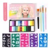 Maquillaje Paletita Duos Base De Agua Arcoiris