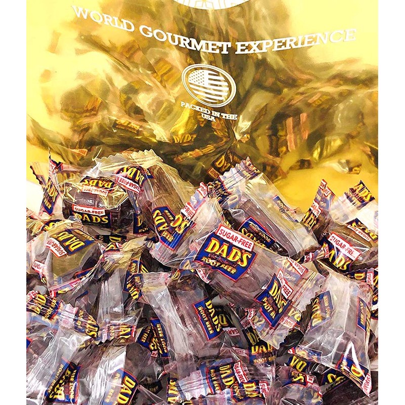 No Sugar Dad's Root Beer Barrels | Sugar Free Wrapped