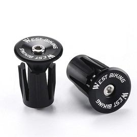 Ceeyoll 2 pieces bicycle handlebar plugs, bicycle handlebar end plugs, handlebar plugs road bike, road bike handlebar end caps, suitable for most bicycles, mountain bikes, road bikes