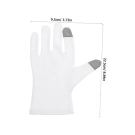 minkissy Cotton Touch Screen Gloves for Women Warm Sleep Gloves Moisturizing Lotion Overnight Hand Lotion for Dry Skin Reusable