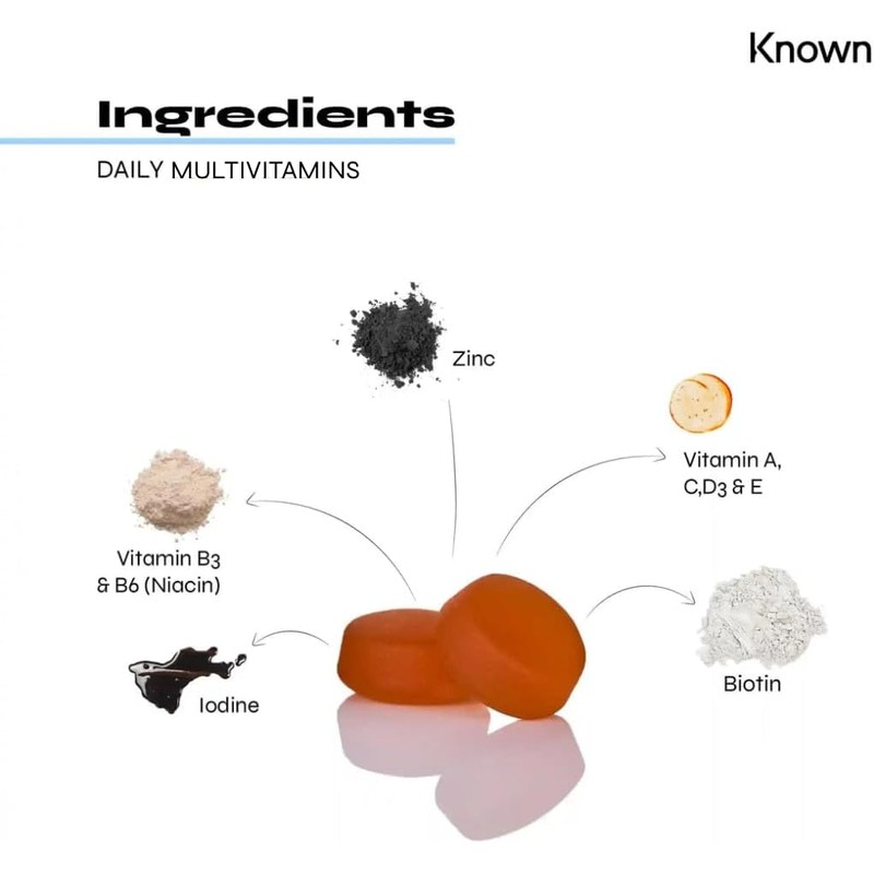 Known Tasty Daily Multivitamin Gummies - Supports Immune Health &