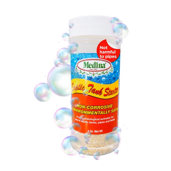 Medina Septic Tank Starter - Natural Septic Tank Treatment Powder
