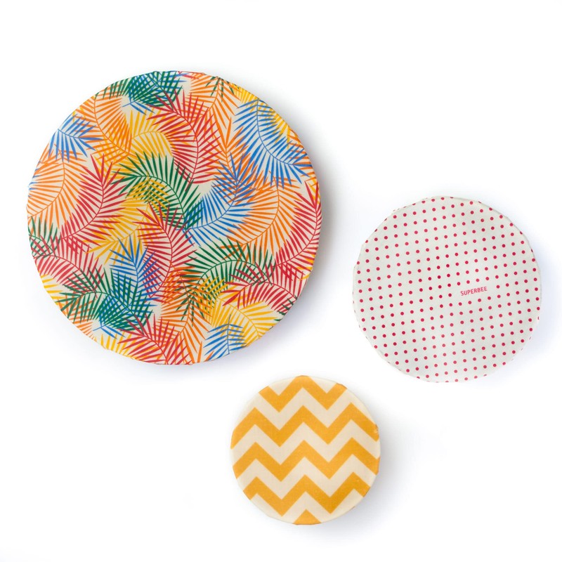 SuperBee Beeswax Wraps Beeswax Wraps | Reusable Food Wraps |