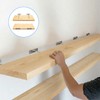 4 Pack Stainless Steel Floating Shelf Brackets - 4 Inch