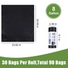 8 Gallon Portable Trash Bags, 90 Count Portable Toilet Bags,