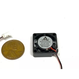 gdstime 2006 micro Small 12V DC Cooling Fan 20mm 6mm 2 Pin Mini axial 2cm E15