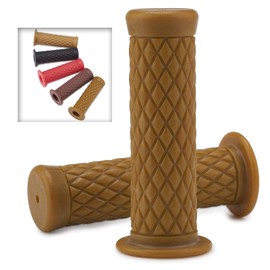 DKMOTORK 0032-1 Dirt Bike Grips Motorcycle Handlebar Grips for 7/8" 22mm/24mm Handlebars Non Slip Universal Khaki