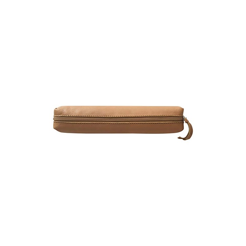 Clairefontaine 410000C Slim Pencil Case Leather 4 x 2.5 x
