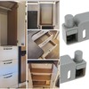EMSea 4pcs Cupboard Door Catch 53x11x25mm for Caravan Motorhome Compatible