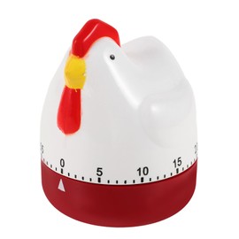 BESTonZON Kitchen Timer Cartoon Chicken Shape, Mechanical Kitchen Timer, 60 Minute Kitchen Alarm Clock, Short Timer, Egg Timer in Chick Shape, Egg Timer, Baking, Cooking, Short Timer for Cooking