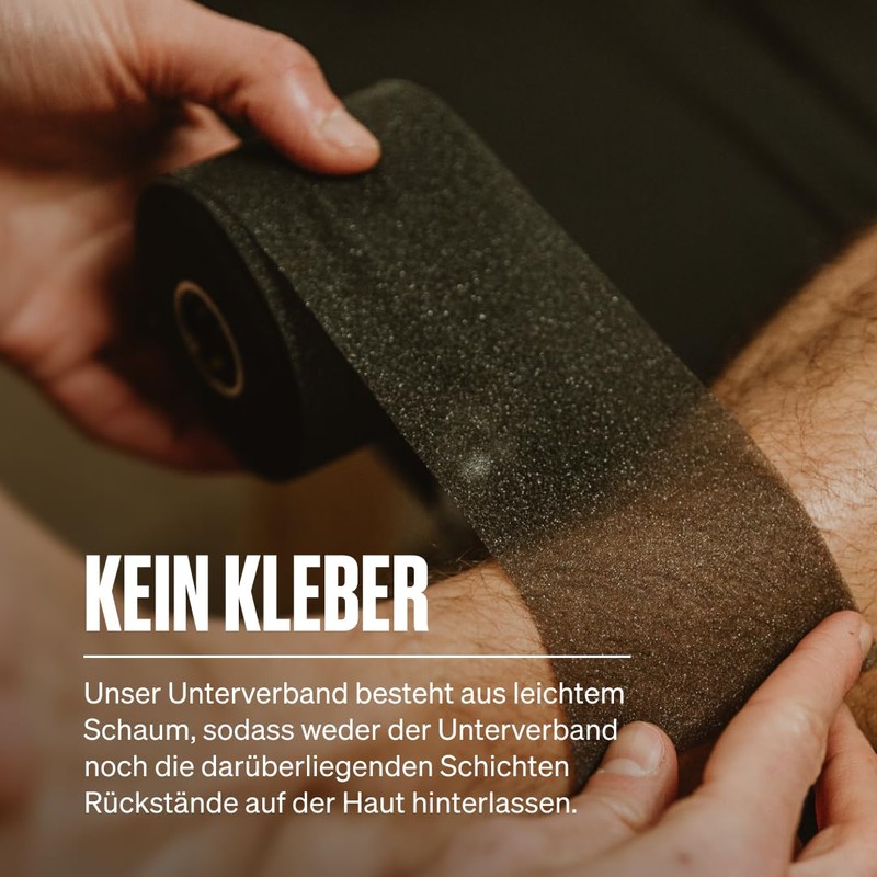 SPORTTAPE Pre Wrap Tape - 3 Rolls - Foam Tape