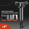 A-Premium Set of 4 Ignition Coil Pack and Iridium Spark