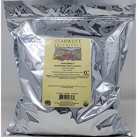 Meadowsweet Herb Organic Cut & Sifted - Filipendula ulmaria, 1 lb