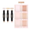 GECOMO Shading Highlight 5gx2 Contouring Stick, Dual Ended Multifunctional Makeup