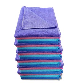 Microfibre Cleaning Cloths - Pack of 40 - Multifunctional Reusable, Lint-Free & Streak-Free Towels for House, Kitchen, Car, and Windows - Washable 30 x 30 cm
