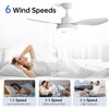 Sofucor 47 Inch Ceiling Fan with Lights and Remote Modern