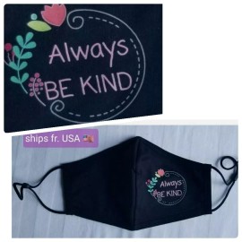 Adult face mask breathable reusable adjustable face mask cute face mask