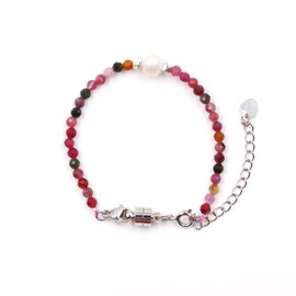 Fukugems Freshwater Pearl Gemstone Bracelet Natural Stone Beads Bracelet for Women, Stone, Quartz