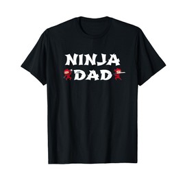Ninja Dad Birthday Party Warrior T-Shirt