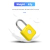 Fingerprint Padlock eLinkSmart Gym Locker Lock with Phone App iOS