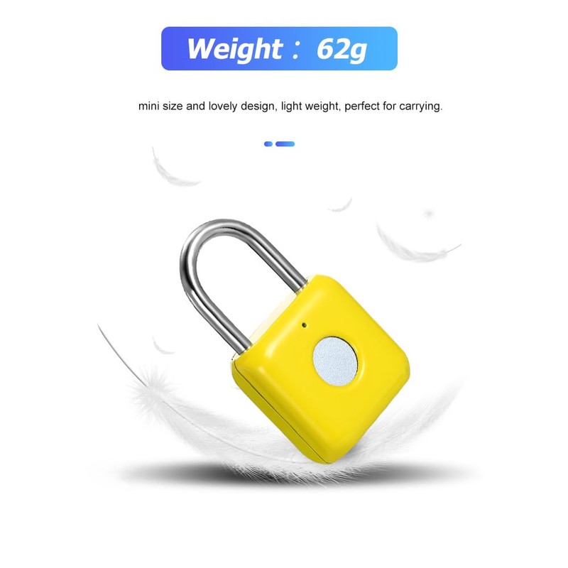 Fingerprint Padlock eLinkSmart Gym Locker Lock with Phone App iOS