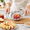 12-Slice Apple Cutter & Corer for Kitchen Prep – Stainless