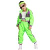 LOLANTA Girls 3 Piece Hip Hop Outfit 80s Retro Tracksuit