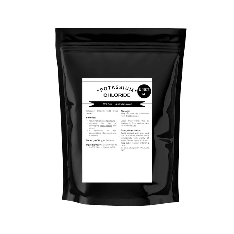 D-HUB AU: 250g Potassium chloride powder salt substitute | Potassium