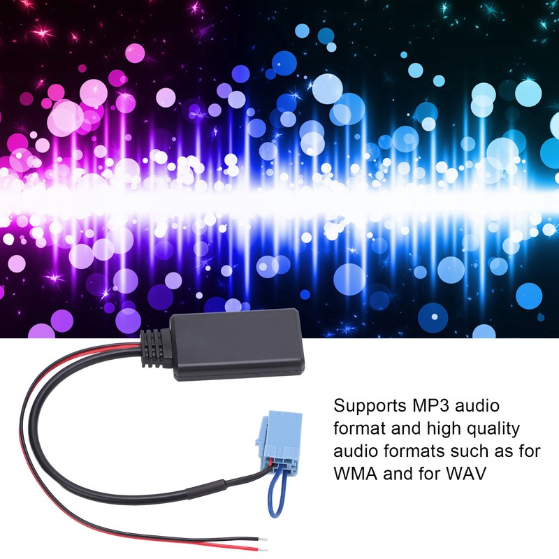 Car Bluetooth AUX in Module 8Pin MINI ISO Wireless Replacement