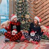 ELUTONG Christmas Pajamas for Women Men Couples Matching Long Sleeve