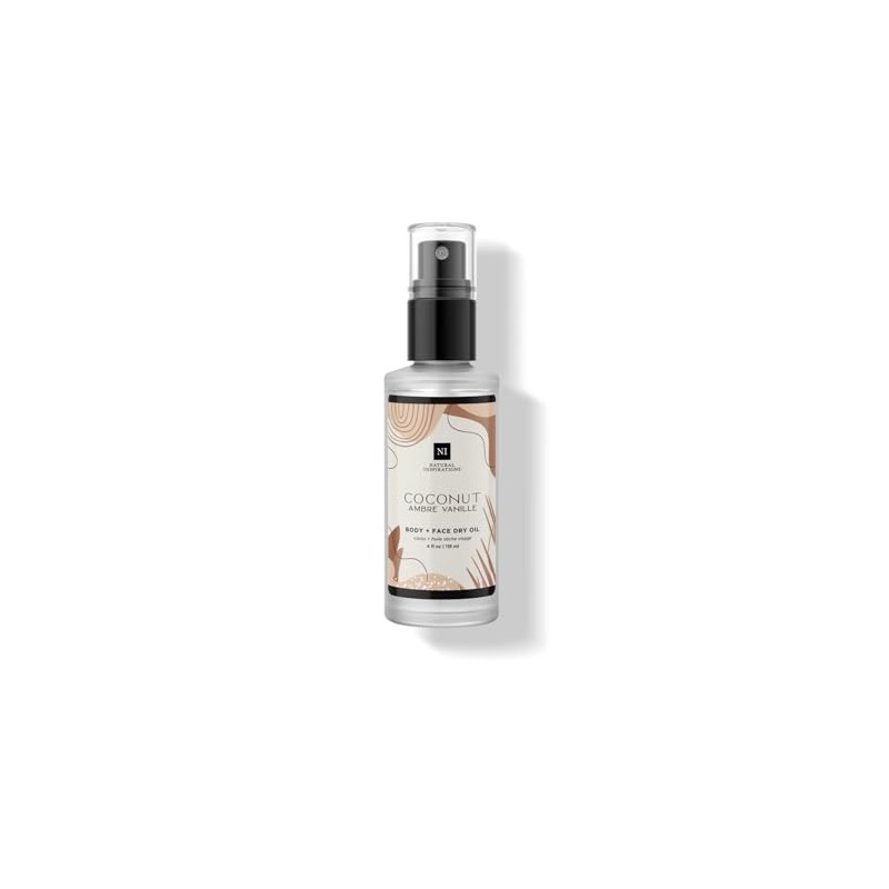 Natural Inspirations Aceite Seco Para Cuerpo Y Rostro De Coco