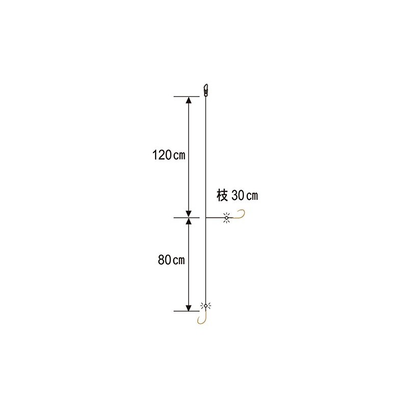 Gamakatsu Polar adder 2 Rigs F107 No. 10 - Harris