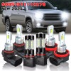 CHUSYYRAY For 2015-2020 GMC Yukon XL Combo LED Headlight Bulbs