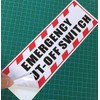 Outdoor/Indoor (2 Pack) 9.8" x 3.3" - Emergency Shut Off