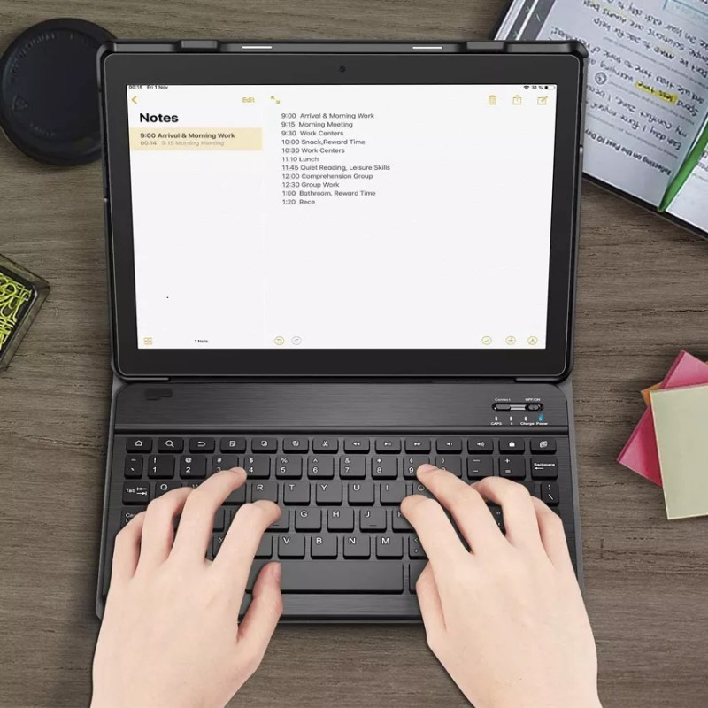 Generic Funda Teclado Iluminado Mouse Para Lenovo Tab P11 (tb-j606f)