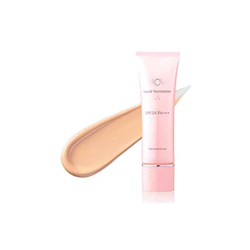 NOV Knob Liquid Foundation UV Ochre 10 SPF34 PA+++ 30g