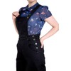 Hell Bunny Ella May Denim Dungarees