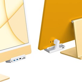 GIDi USB Type C Docking Hub for iMac 2021 with 2x USB 2.0, 2x USB 3.0, 1x USB C, 1x Micro SD & SD Card Reader