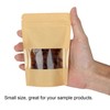Blisstime 50 Pack Kraft Stand Up Zip Lock Pouch Bags,