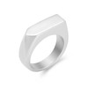 XSMZB Cremation Rings for Ashes Simple Square Band Ring Keepsake